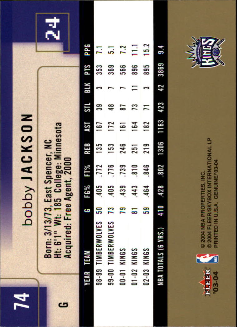 2003/2004 Genuine Insider (Fleer) Basketball - Picture 149 of 216