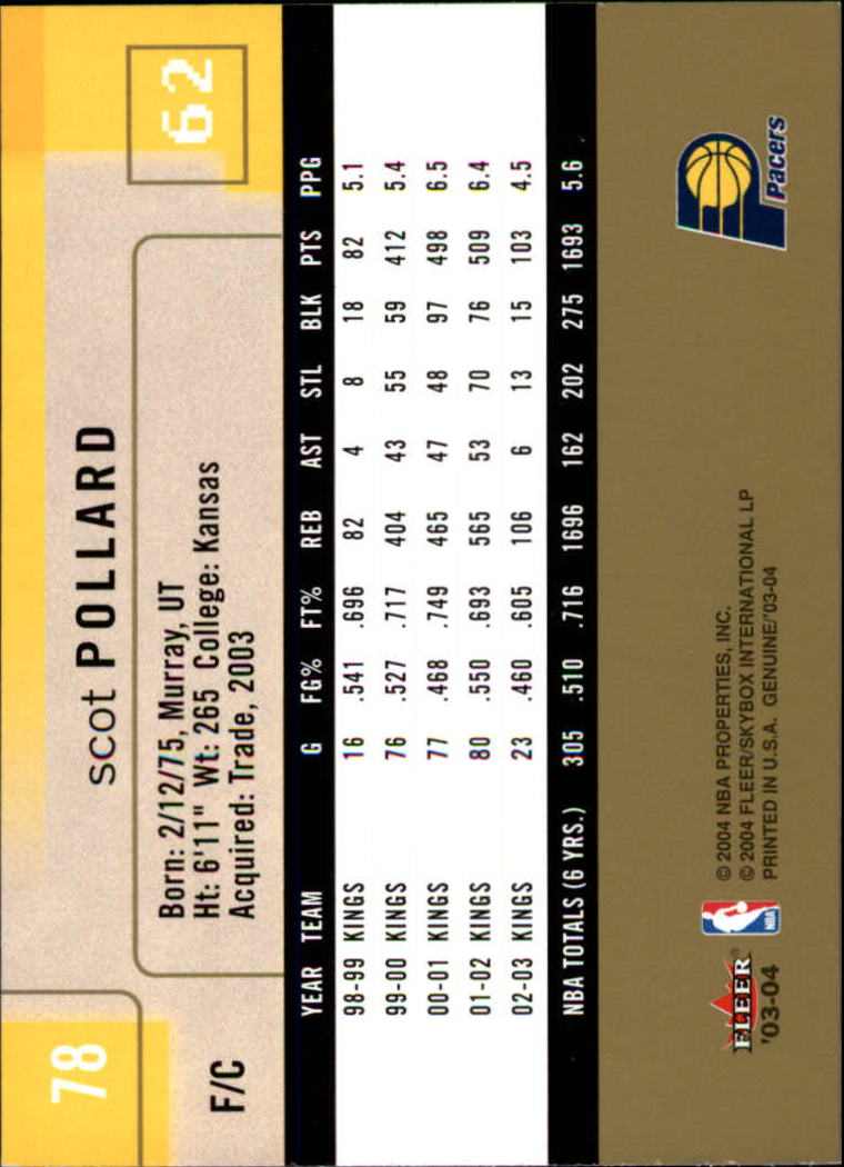 2003/2004 Genuine Insider (Fleer) Basketball - Picture 157 of 216