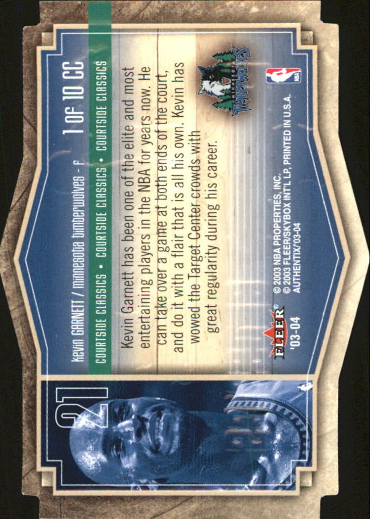 2003/2004 Authentix (Fleer) Basketball - Picture 279 of 319