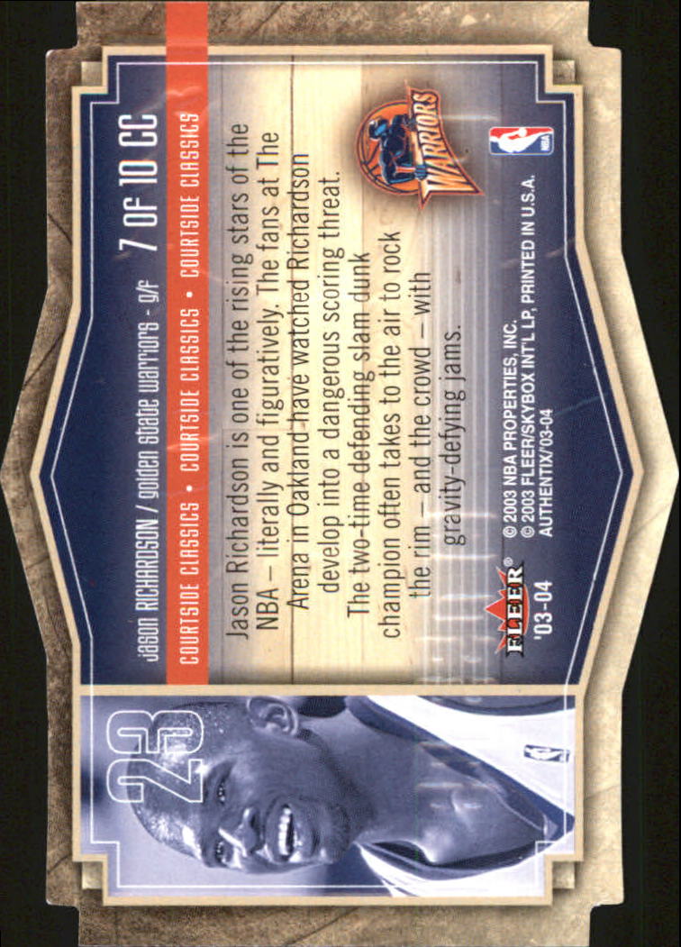 2003/2004 Authentix (Fleer) Basketball - Picture 285 of 319