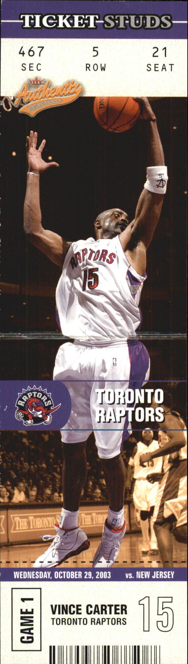 2003/2004 Authentix (Fleer) Basketball - Picture 296 of 319