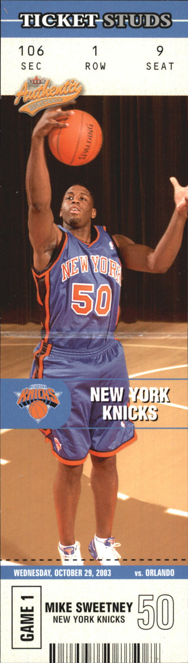 2003/2004 Authentix (Fleer) Basketball - Picture 298 of 319