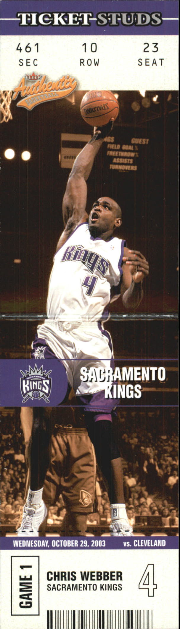 2003/2004 Authentix (Fleer) Basketball - Picture 300 of 319