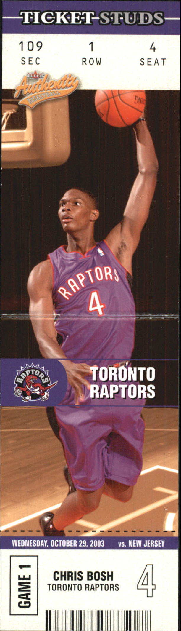 2003/2004 Authentix (Fleer) Basketball - Picture 302 of 319