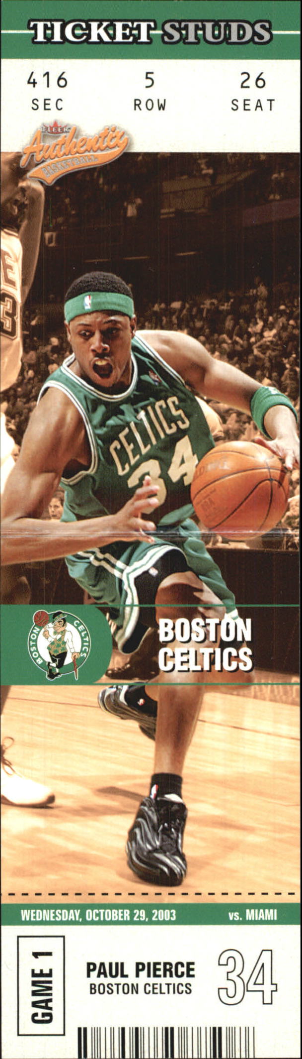 2003/2004 Authentix (Fleer) Basketball - Picture 312 of 319