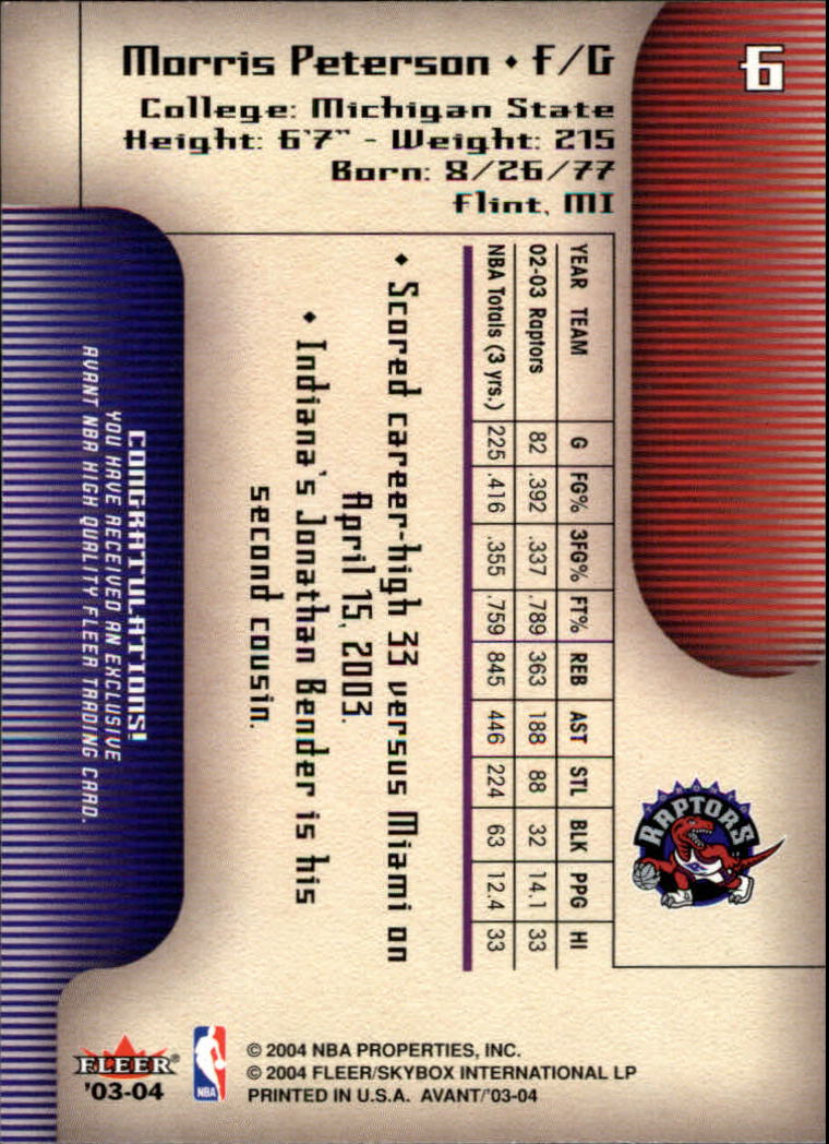 2003/2004 Avant (Fleer) Basketball - Picture 13 of 131