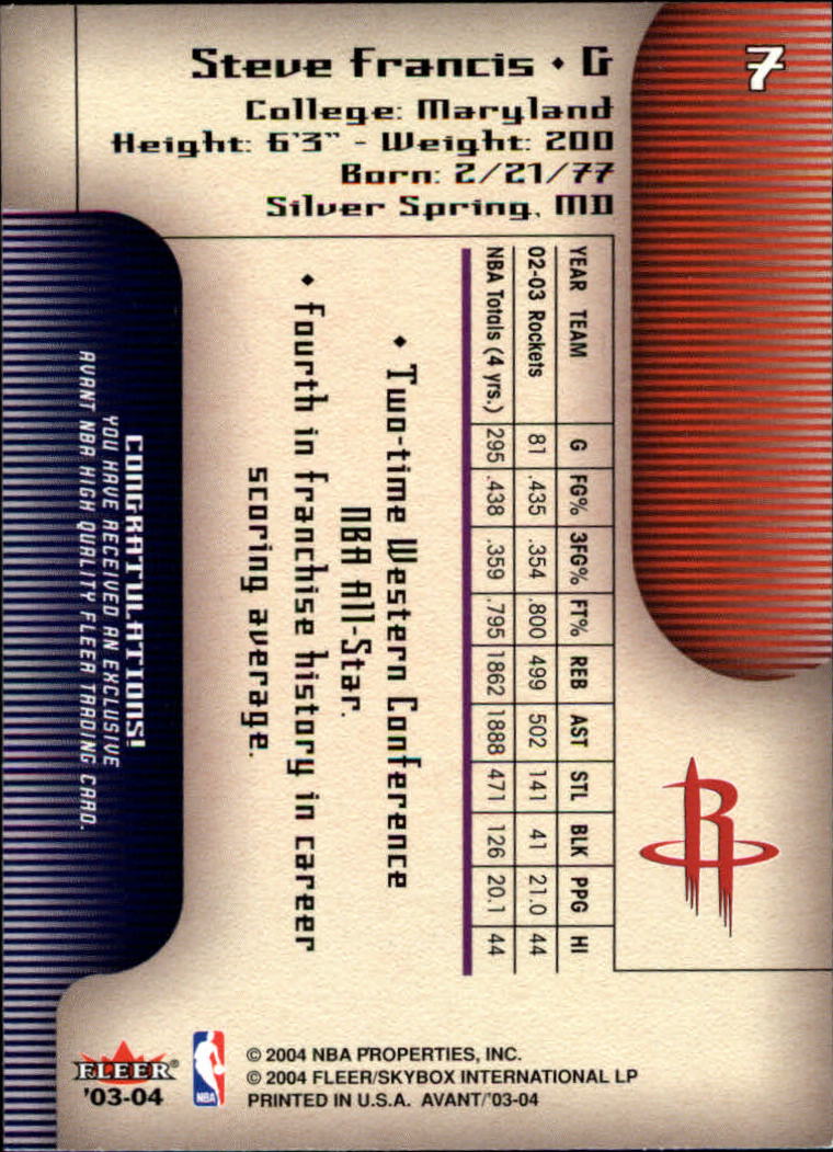2003/2004 Avant (Fleer) Basketball - Picture 15 of 131