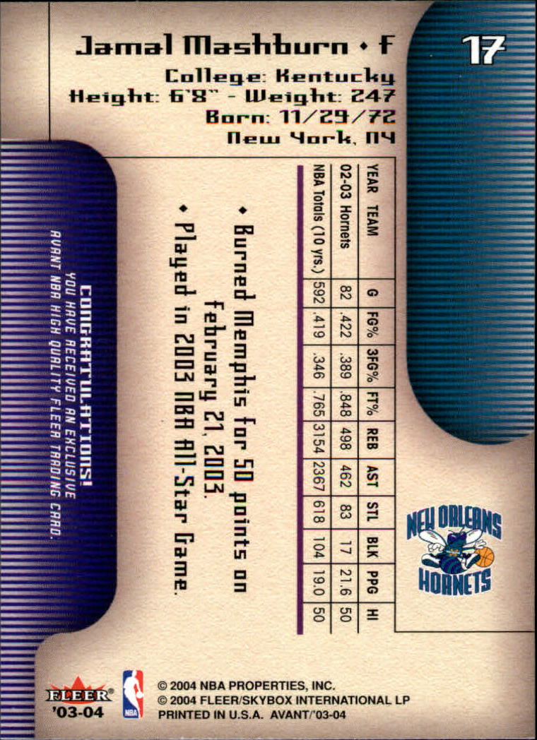 2003/2004 Avant (Fleer) Basketball - Picture 35 of 131
