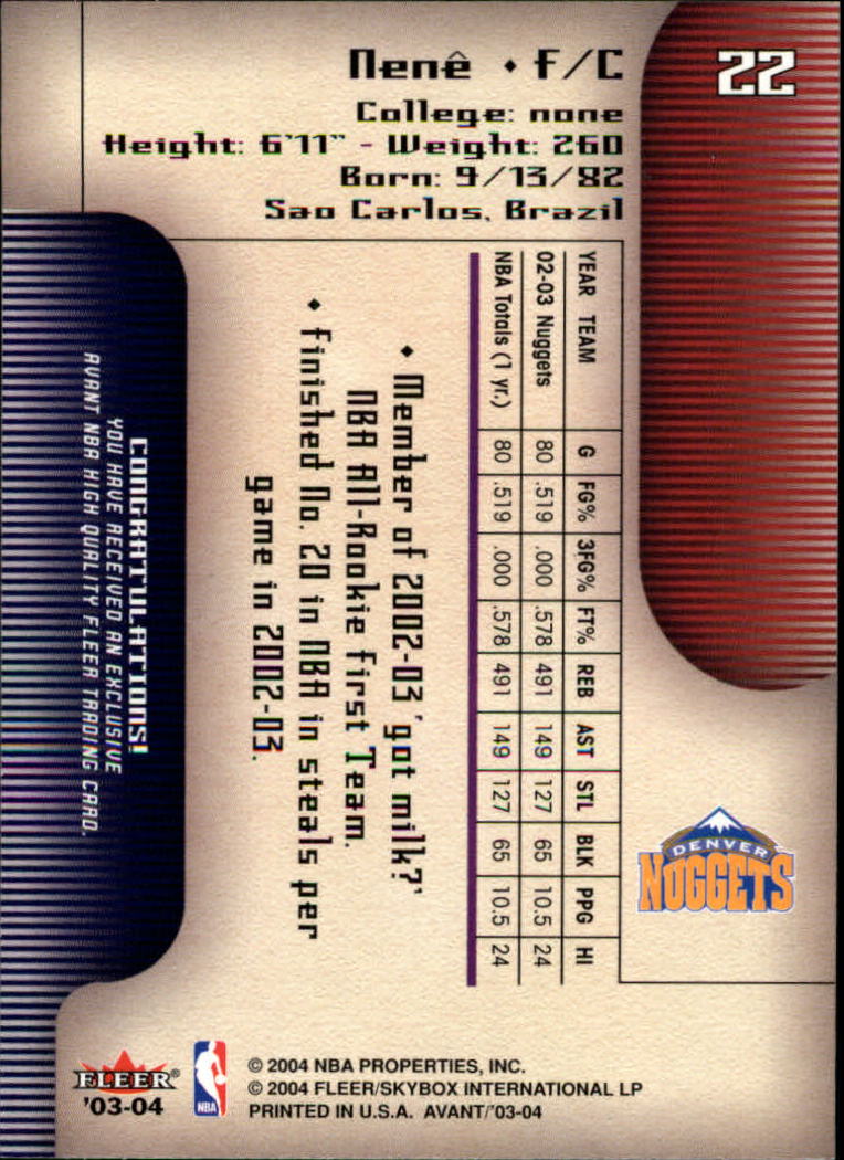 2003/2004 Avant (Fleer) Basketball - Picture 45 of 131