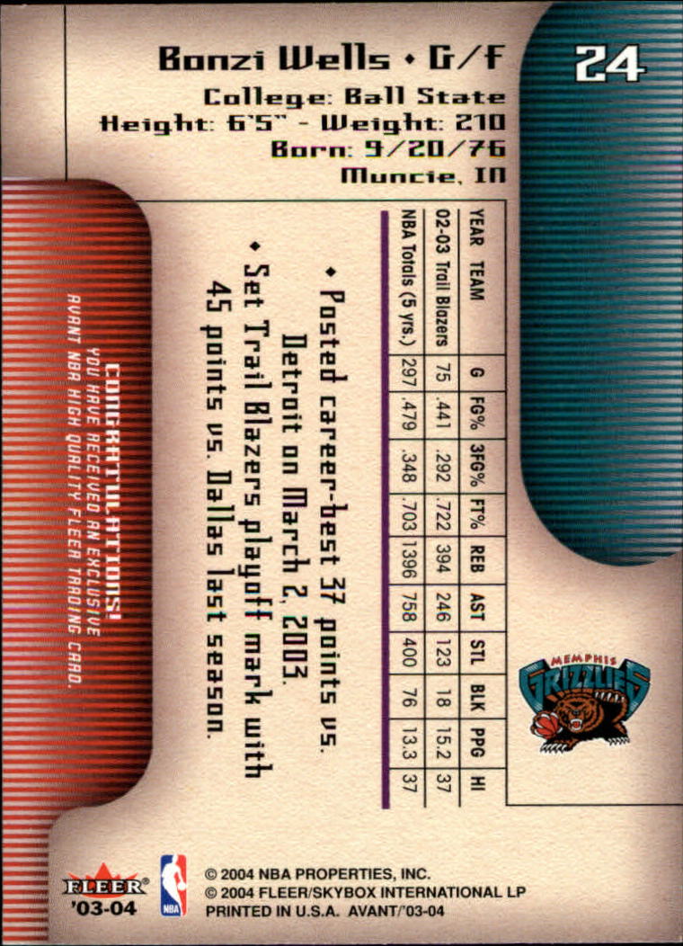2003/2004 Avant (Fleer) Basketball - Picture 49 of 131