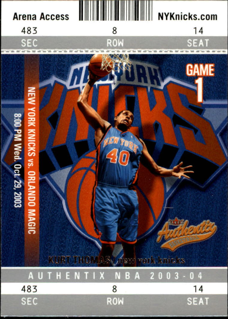 2003/2004 Authentix (Fleer) Basketball - Picture 38 of 319