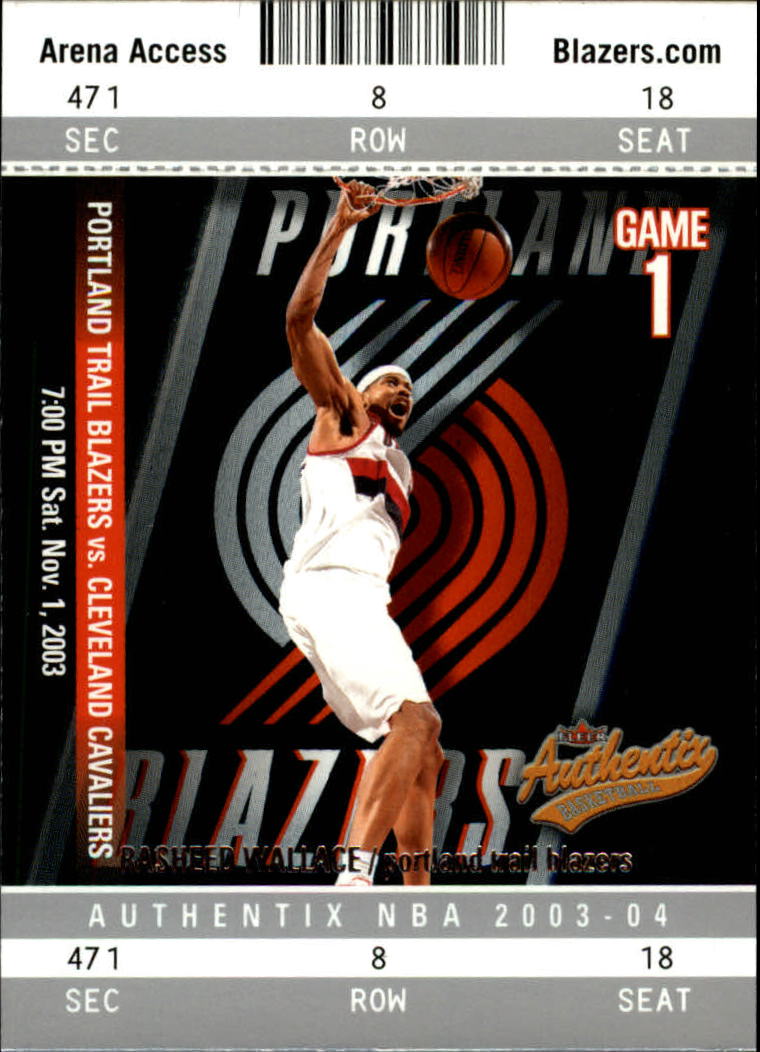 2003/2004 Authentix (Fleer) Basketball - Picture 48 of 319