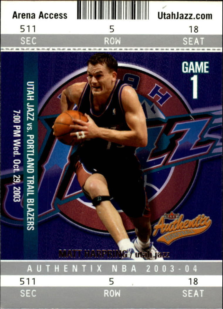 2003/2004 Authentix (Fleer) Basketball - Picture 54 of 319