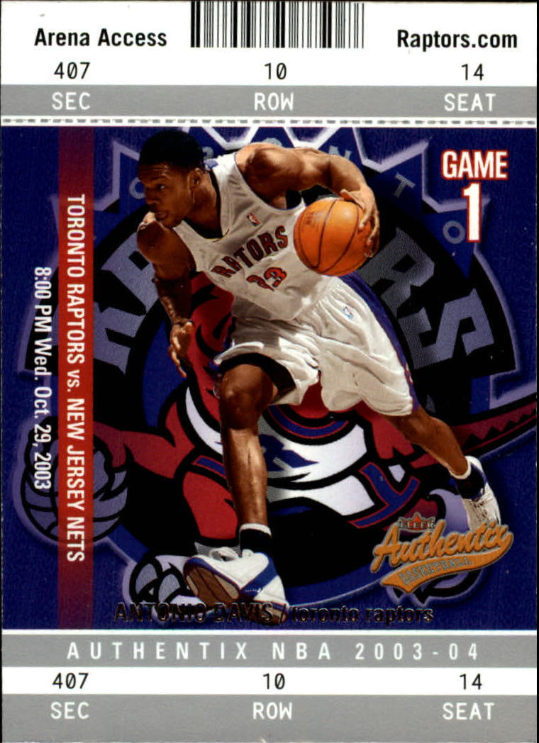 2003/2004 Authentix (Fleer) Basketball - Picture 60 of 319