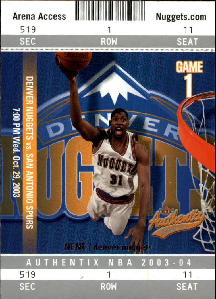 2003/2004 Authentix (Fleer) Basketball - Picture 70 of 319