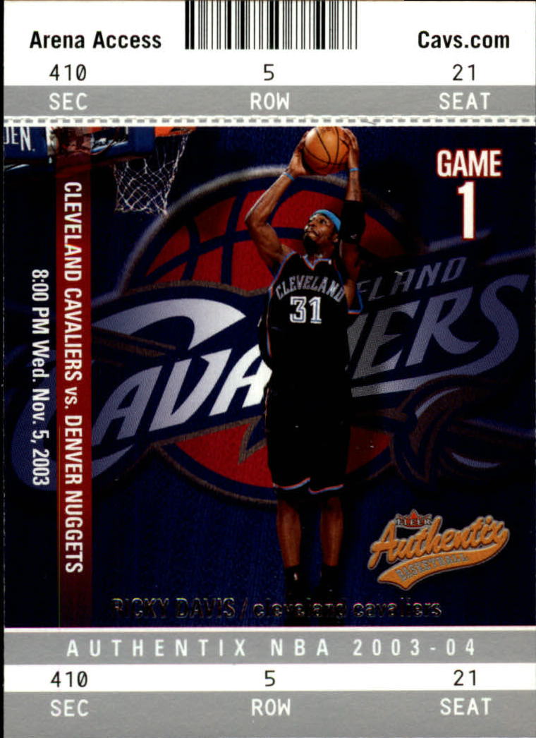 2003/2004 Authentix (Fleer) Basketball - Picture 76 of 319