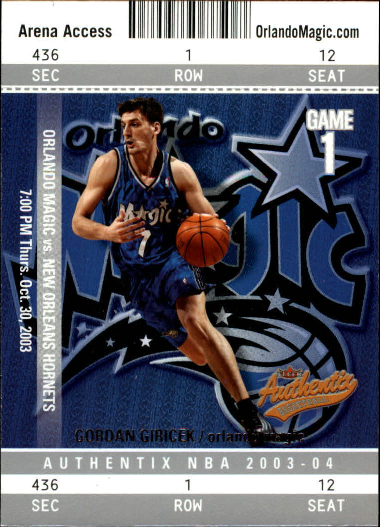 2003/2004 Authentix (Fleer) Basketball - Picture 84 of 319