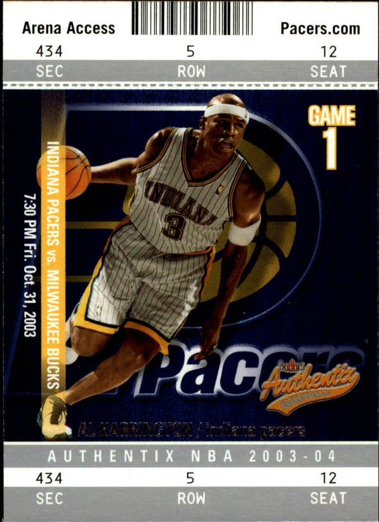 2003/2004 Authentix (Fleer) Basketball - Picture 98 of 319