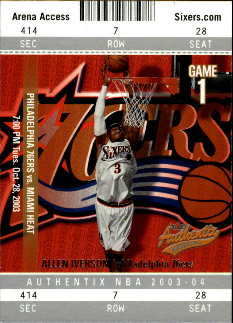 2003/2004 Authentix (Fleer) Basketball - Picture 100 of 319