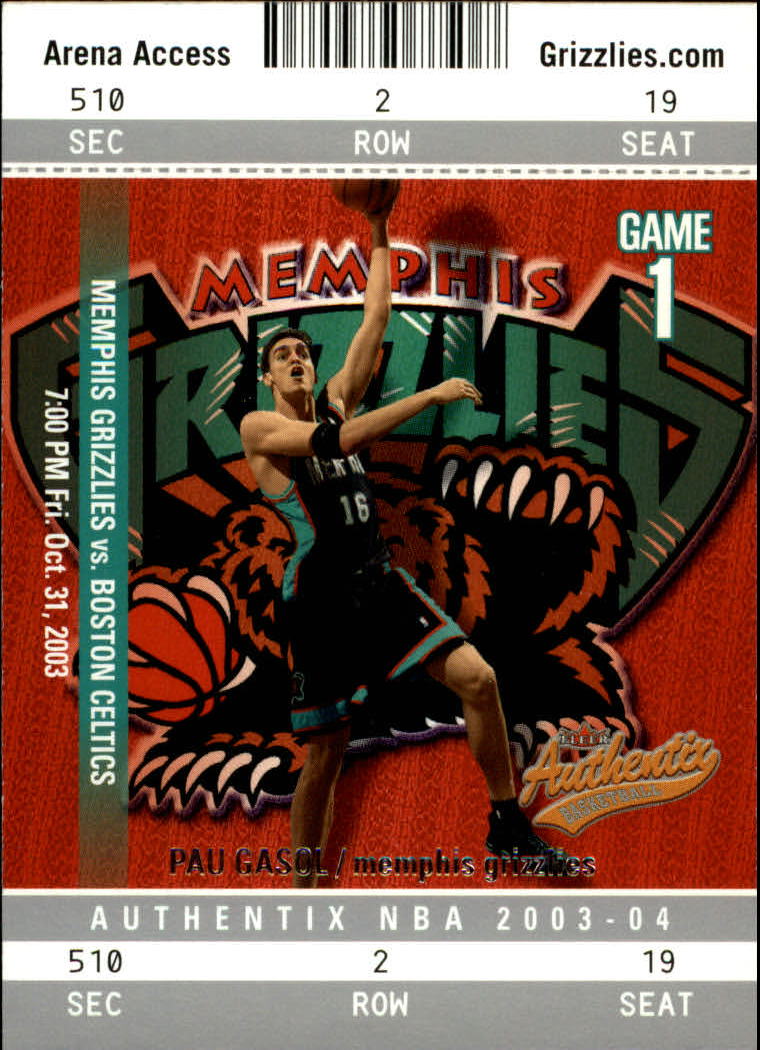 2003/2004 Authentix (Fleer) Basketball - Picture 108 of 319