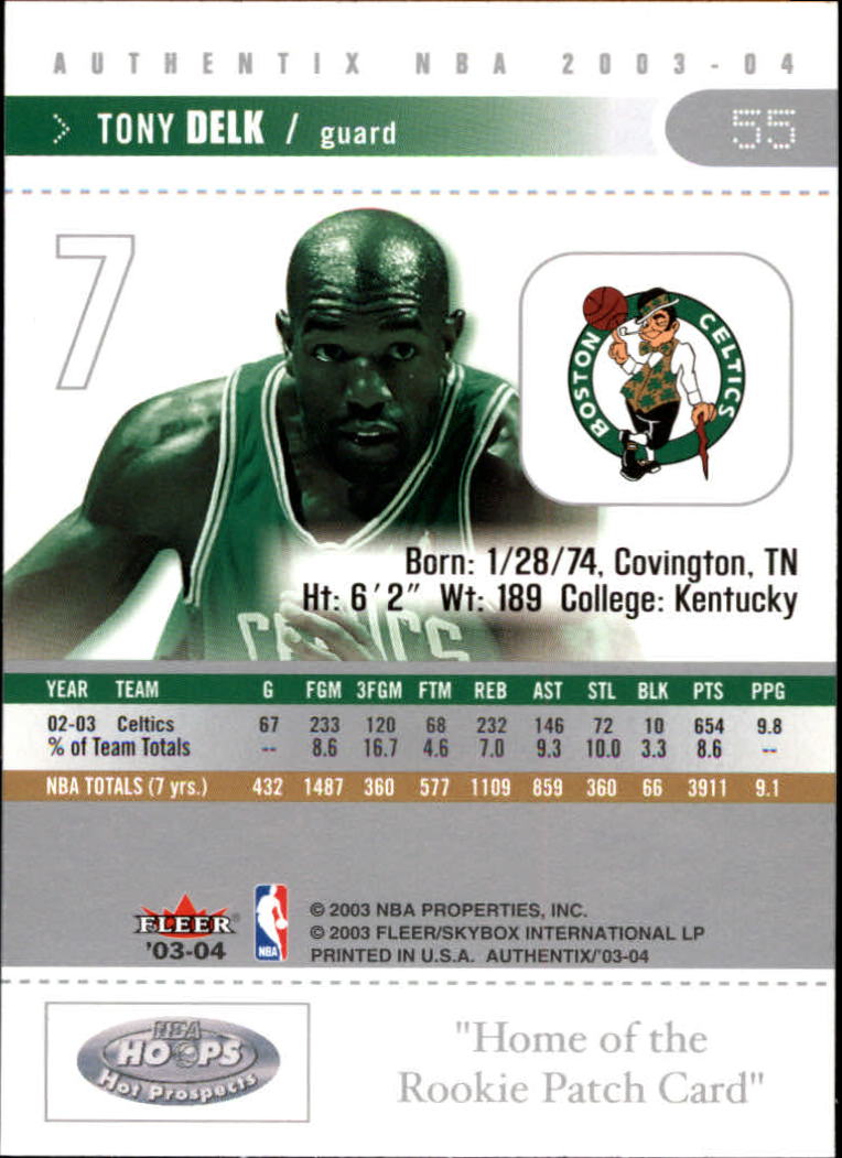2003/2004 Authentix (Fleer) Basketball - Picture 111 of 319
