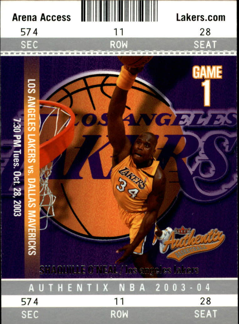 2003/2004 Authentix (Fleer) Basketball - Picture 114 of 319