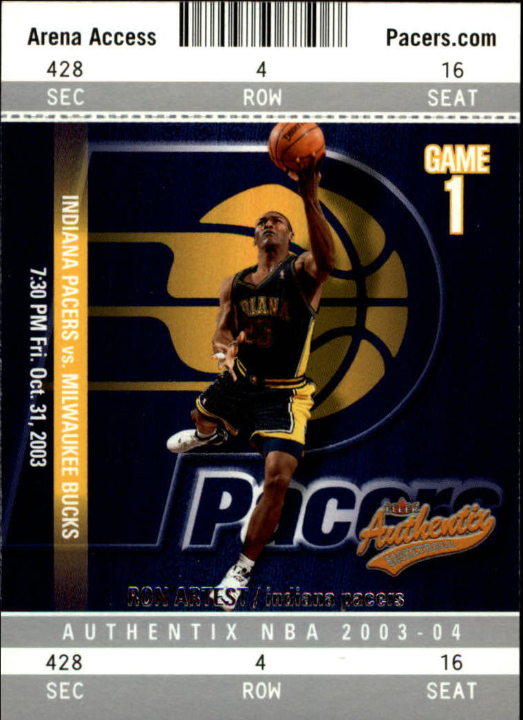 2003/2004 Authentix (Fleer) Basketball - Picture 120 of 319