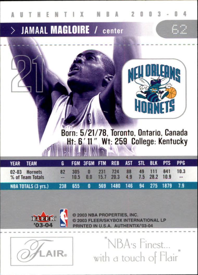 2003/2004 Authentix (Fleer) Basketball - Picture 125 of 319