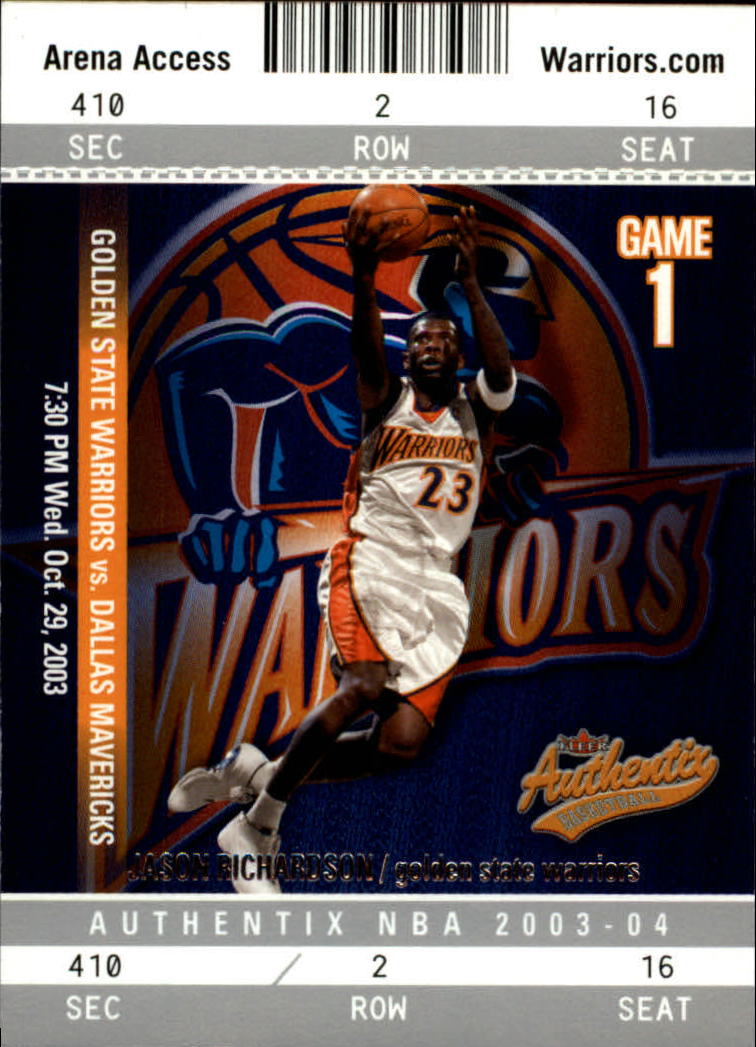 2003/2004 Authentix (Fleer) Basketball - Picture 126 of 319
