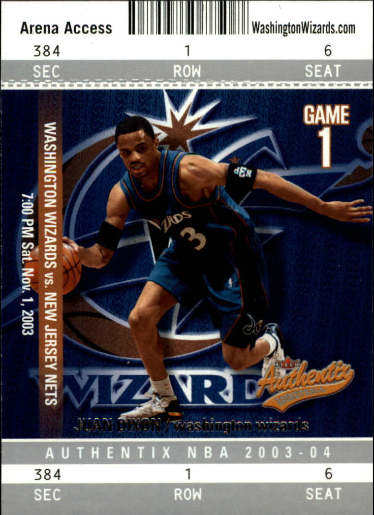 2003/2004 Authentix (Fleer) Basketball - Picture 144 of 319