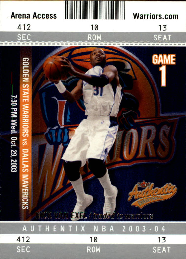 2003/2004 Authentix (Fleer) Basketball - Picture 152 of 319