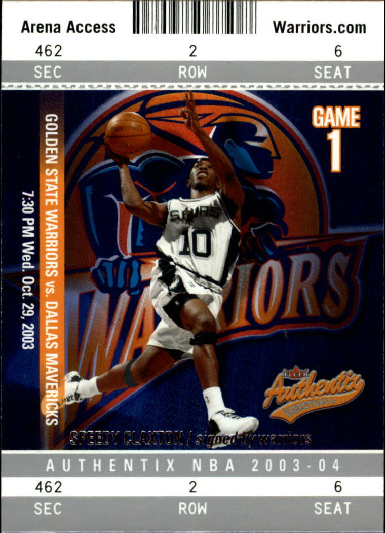 2003/2004 Authentix (Fleer) Basketball - Picture 156 of 319