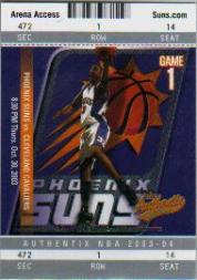 2003/2004 Authentix (Fleer) Basketball - Picture 160 of 319