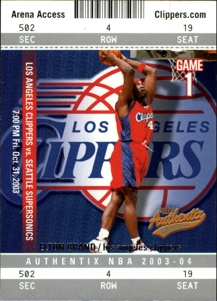 2003/2004 Authentix (Fleer) Basketball - Picture 162 of 319