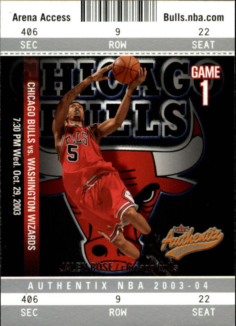 2003/2004 Authentix (Fleer) Basketball - Picture 164 of 319