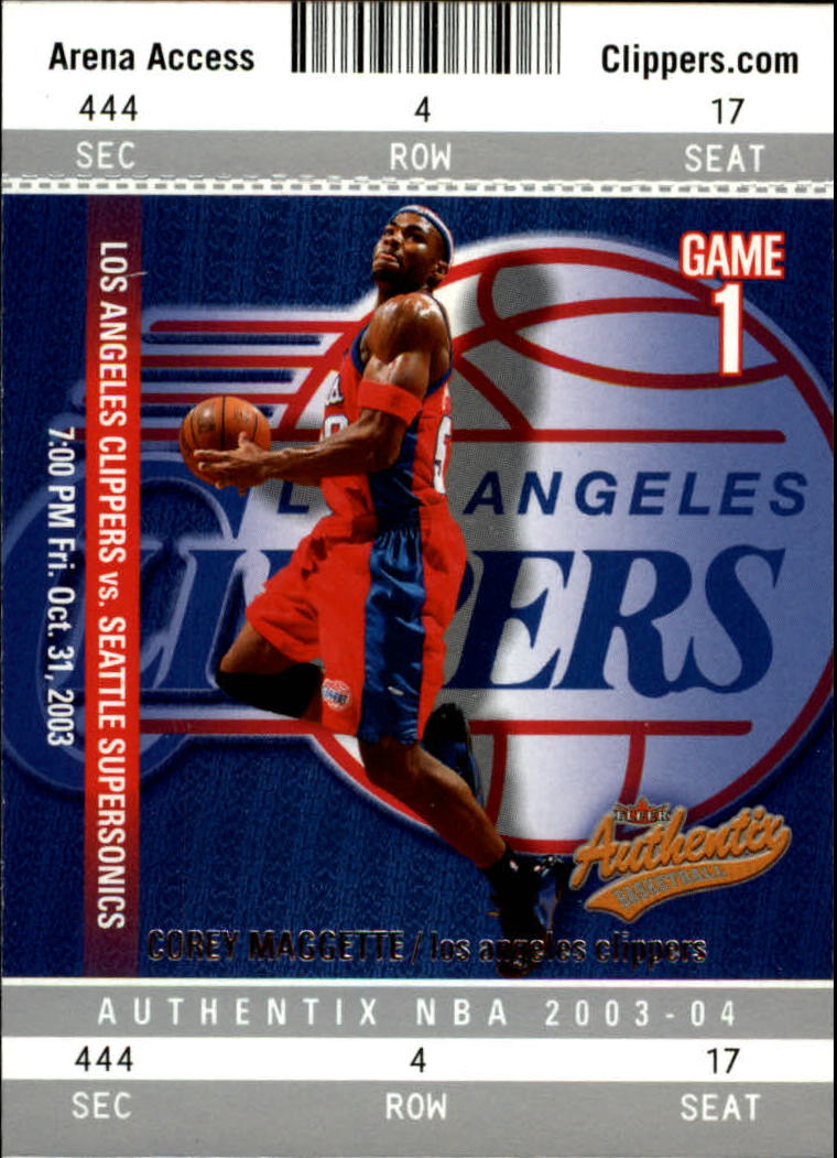2003/2004 Authentix (Fleer) Basketball - Picture 168 of 319