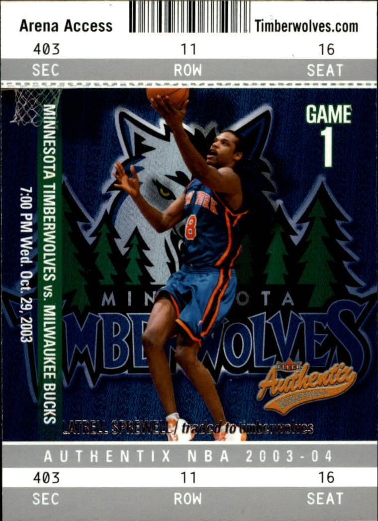 2003/2004 Authentix (Fleer) Basketball - Picture 172 of 319