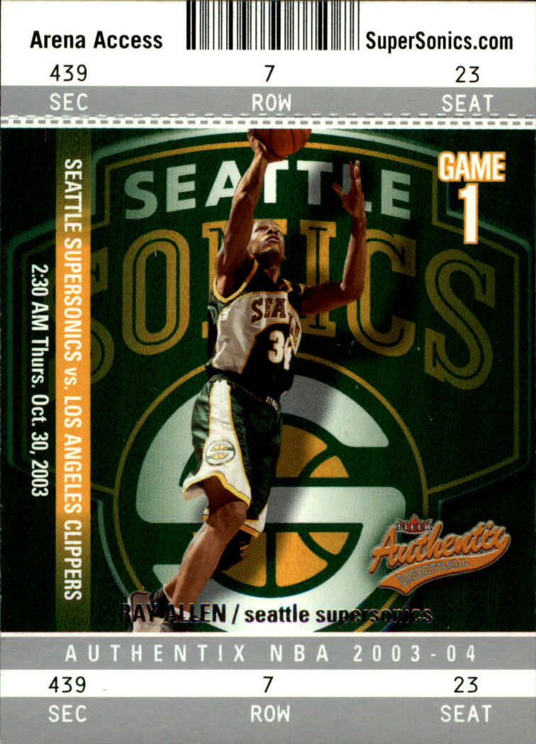 2003/2004 Authentix (Fleer) Basketball - Picture 182 of 319