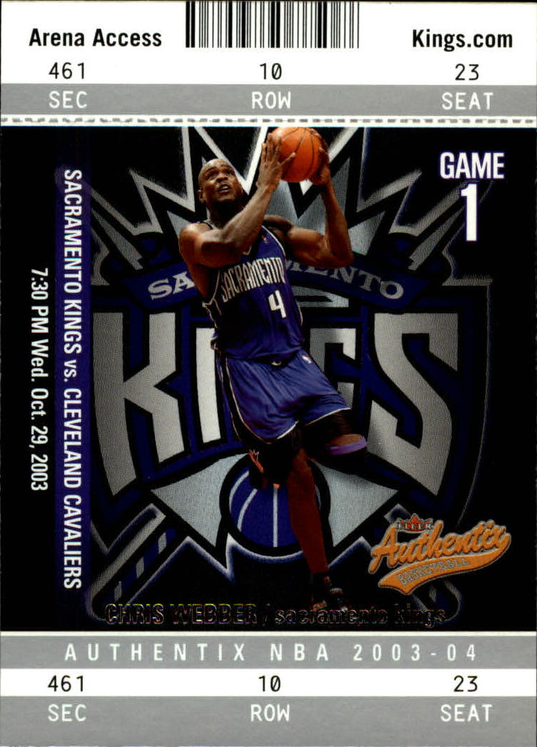 2003/2004 Authentix (Fleer) Basketball - Picture 188 of 319
