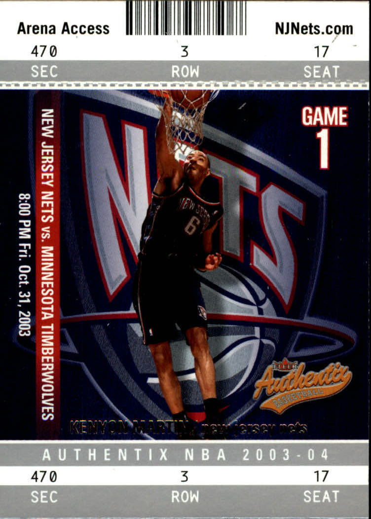2003/2004 Authentix (Fleer) Basketball - Picture 200 of 319