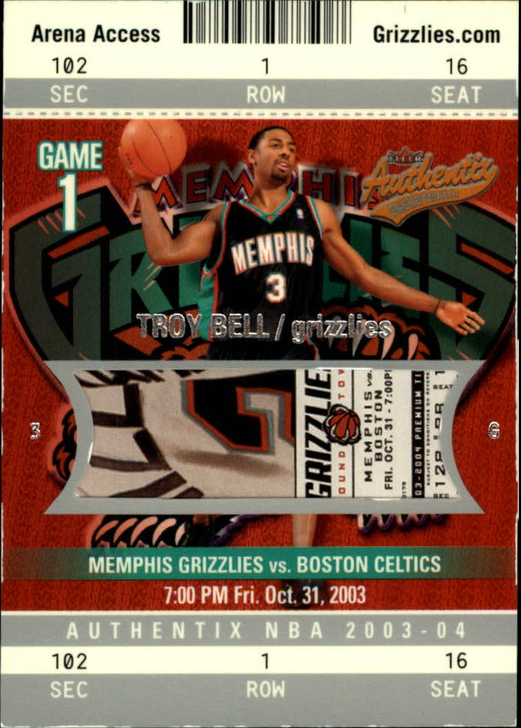 2003/2004 Authentix (Fleer) Basketball - Picture 204 of 319