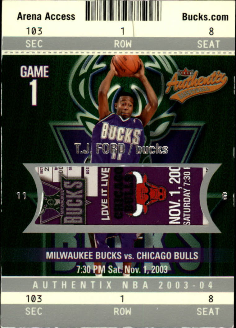 2003/2004 Authentix (Fleer) Basketball - Picture 206 of 319