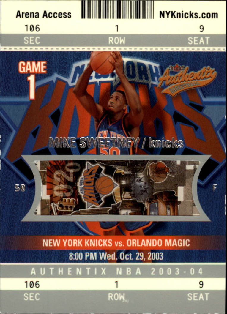 2003/2004 Authentix (Fleer) Basketball - Picture 210 of 319