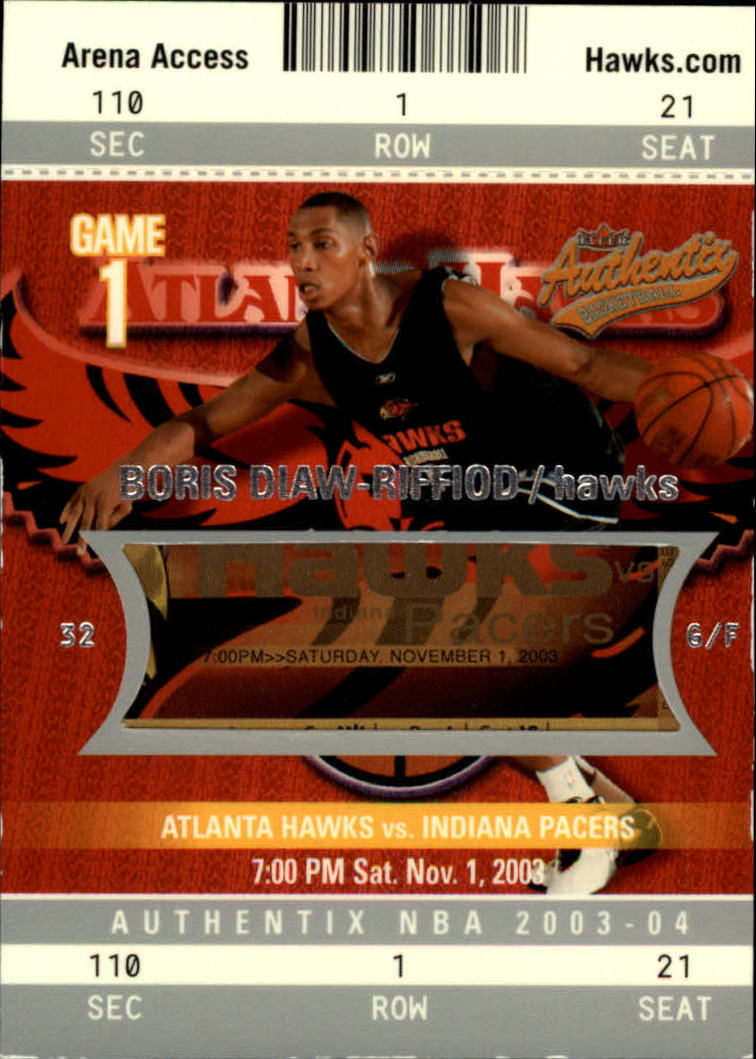 2003/2004 Authentix (Fleer) Basketball - Picture 218 of 319
