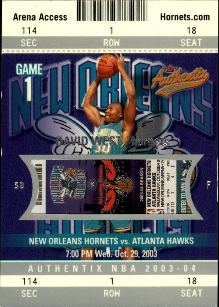 2003/2004 Authentix (Fleer) Basketball - Picture 224 of 319