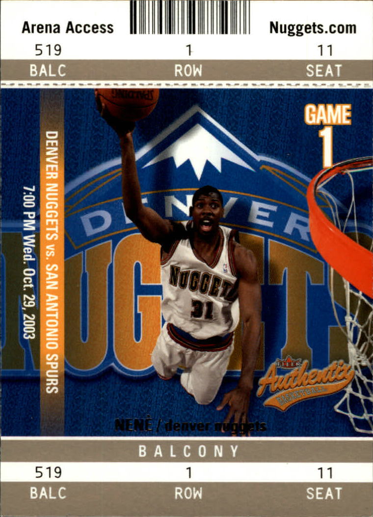 2003/2004 Authentix (Fleer) Basketball - Picture 252 of 319