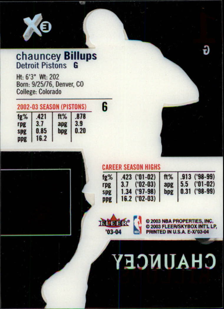 2003/2004 E-X (Fleer) Basketball - Picture 13 of 161