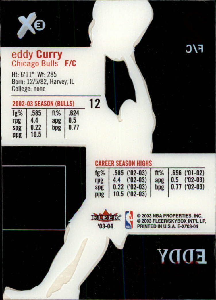 2003/2004 E-X (Fleer) Basketball - Picture 25 of 161