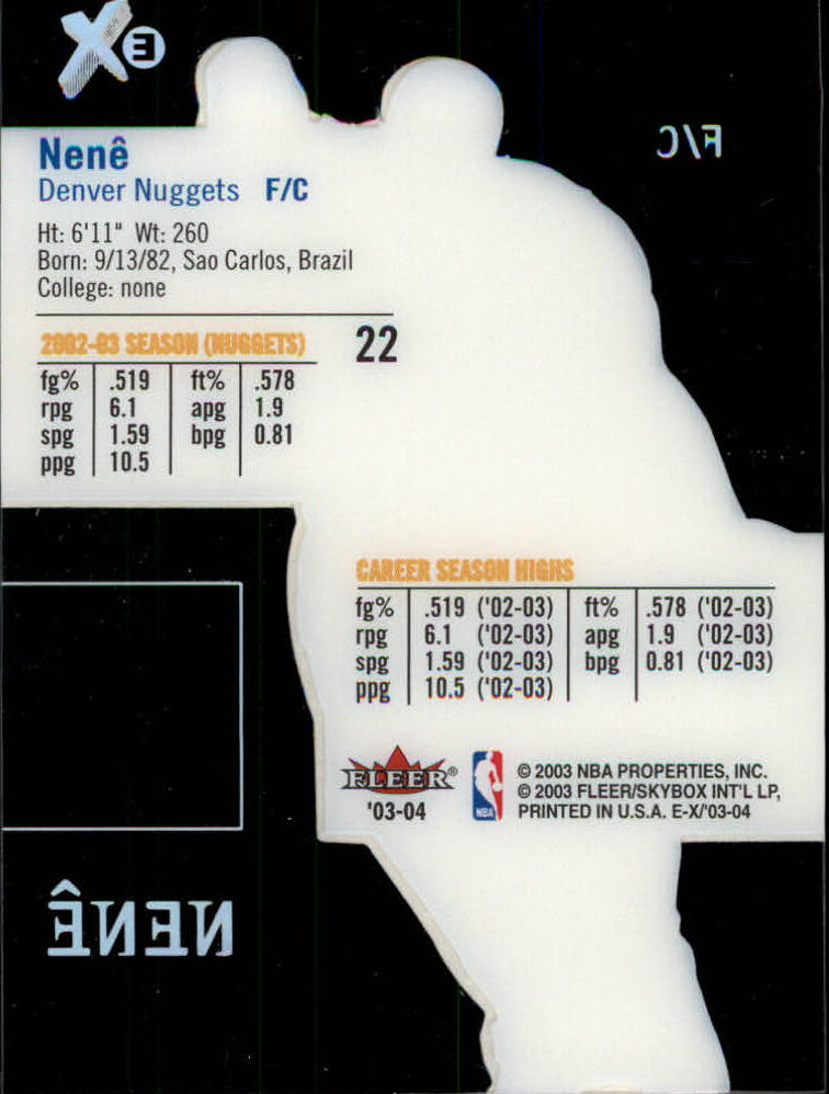 2003/2004 E-X (Fleer) Basketball - Picture 45 of 161