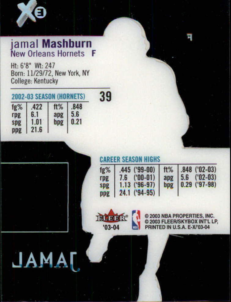 2003/2004 E-X (Fleer) Basketball - Picture 75 of 161